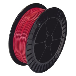 SAFE FIRE DETECTION INC. TC-155G-500 Bobina de 152 Metros de Cable Detector de Calor Temperatura Fija 68 grados Celsius Recubrimiento de Nylon Rojo para Aplicaciones en Exterior con Guia Acerada