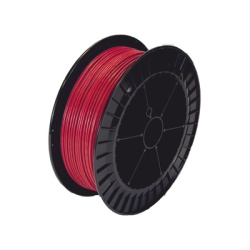 SAFE FIRE DETECTION INC. TC-155G-500 Bobina de 152 Metros de Cable Detector de Calor Temperatura Fija 68 grados Celsius Recubrimiento de Nylon Rojo para Aplicaciones en Exterior con Guia Acerada