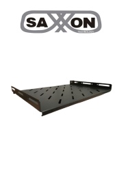 SAXXON SXN0420013 SAXXON SXCH19X1U600 - Charola ventilada para gabinete / Acero Laminado Color Negro / 1UR / Medida de 47cm de Ancho x 35cm de Profundidad