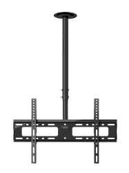SAXXON SXN0530002 STEREN STV065 - Soporte de Techo para Pantallas y Monitores de 32 a 83 Pulgadas/ 50Kg de Carga/ 4 Puntos para Ajuste de Altura/ Ajuste de Inclinacion/ VESA 300/ 400x300/ 500x400/ 600