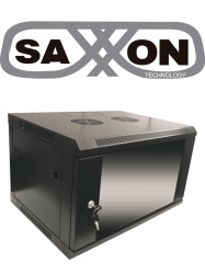 SAXXON TCE439047 SAXXON SE540601 - Gabinete de pared de 6 UR fijo capacidad de carga de 60 Kg. dimensiones 57x45x37 cm.