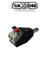 SAXXON TVN0810016 SAXXON PSUBR16H - Bolsa de 10 Adaptadores Macho tipo Jack Polarizado de 12 Vcc/ Terminales de Presion/ Facil Instalacion/