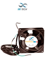 SBE TECH SBT0420011 SBE TECH J1VENTN127V - Extractor para gabinete compatible con gabinetes SBETECH color negro 110-127 VAC 42W