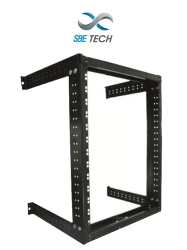 SBE TECH SBT1640005 SBE TECH SBE-RP1915UR - Rack de pared 15U 19" (48.26 cm) de ancho x 15U (66.75 cm) de alto x 17" (43.18 cm) de profundidad