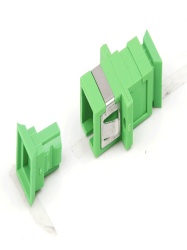 SBE TECH SBT1920012 SBE TECH SBE-ADAPSCAPC-S - Adaptador simplex de SC/APC a SC/APC Monomodo/Verde con orejas
