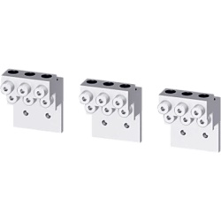 SIEMENS 3VA97730JJ64 Zapatas para Interruptor automático tipo 3VA57/58 - 3VA67/68. 6 Barrenos para calibre admisible 1/0 Awg a 750 Kcmil. 3 Piezas