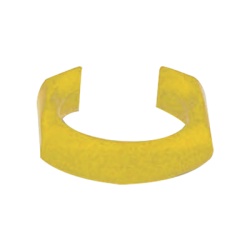 SIEMON CLIP-05 Clip de Identificacion para Patch Cord Siemon Color Amarillo Bolsa con 25 Piezas