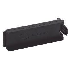 SIEMON LVA-BLANK-01A Placa Ciega Color Negro Compatible con Distribuidores de Fibra Optica LightVerse Core Plus y Pro