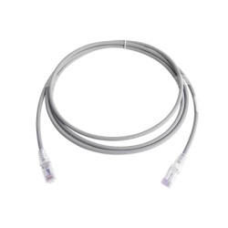 SIEMON MC6-07-04B Patch Cord MC6 Modular Cat6 UTP CM/LS0H 2.13 Metros (7 Pies) Color Gris Version Bulk (Sin Empaque Individual)