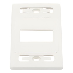 SIEMON MX-FP-S-03-02B Placa de Pared Modular MAX de 3 Salidas Color Blanco Version Bulk (Sin Empaque Individual) - Img 3
