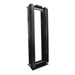 SIEMON RS3-07 Rack de Aluminio System de 7ft x 19in 45UR Con organizadores verticales conexion de tierra y accesorios de montaje