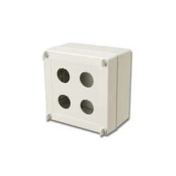 SIEMON X-IBOX-04 Caja industrial de conexion (Ruggedized) de 4 puertos de cobre o fibra con proteccion IP66/IP67 (NEMA 4X)