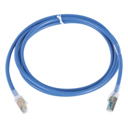 SIEMON ZM6A-07-06B Patch Cord Z-MAX Cat6A UTP CM 2.13 Metros (7 Pies) Color Azul Version Bulk (Sin Empaque Individual)