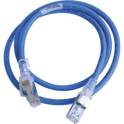 SIEMON ZM6A-S03-06B Patch Cord Z-MAX Cat6A S/FTP CM/LS0H 0.91 Metros (3 Pies) Color Azul Version Bulk (Sin Empaque Individual) - Img 2