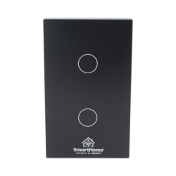 SMARTHOME BY EPCOM SHS412W (Wifi) Apagador switch inalambrico WIFI control de 2 regresos de carga 110V