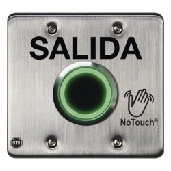 STI NT-SS201-ES Interruptor IR NoTouchÂ® de Acero Inoxidable Salida Doble SALIDA