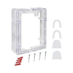 STI STI-3100 Espaciador de conducto con marco - Transparente para la serie Stopper
