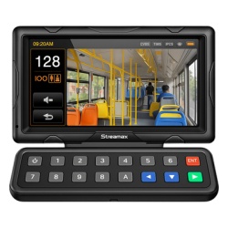STREAMAX XMRCP5 Panel de control dactilar multifuncional con monitor de 7" para MDVR movil Streamax