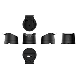 SUNMI MIXSTAND Soporte Giratorio SUNMI para V3 MIX/P3 MIX / Rotacion 0Â°~180Â° / Entrada 24V 1.4A / Pogo Pin 6 PIN / USB Tipo-A / Ethernet / RJ12 / RS232 / Amplio Rango de Temperatura