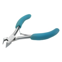 Syscom 758-PL-4040 Pinza de corte fino frontal al raz templada y de 4" de largo.