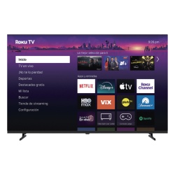Syscom CK98Q1 Smart TV 98 pulgadas QLED 4K Ultra HD con ROKU TV / Pantalla Gigante 2.19m × 1.25m / 1.07 mil millones de colores / Audio Dolby 12W+12W / 3 HDMI con ARC-CEC / WiFi / Ideal para Sala Neg - Img 2