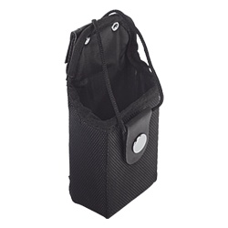 Syscom FSM-PRO Funda Reforzada de Nylon para Cinturon con Correa y Boche Frontal Estandar en la Mayoria de los Radios IC TK NX etc.
