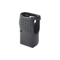 Syscom FSMIC-F3003 Funda Reforzada de Piel con Resistentes Correas y Facil Acceso para IC-F3003/4003.
