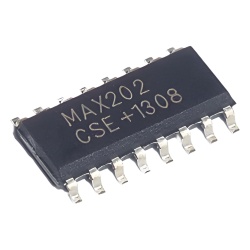 Syscom MAX202CSE-ND Circuito Integrado Tranceptor +5 V RS-232 2 Drivers 2 Receivers SOIC16.
