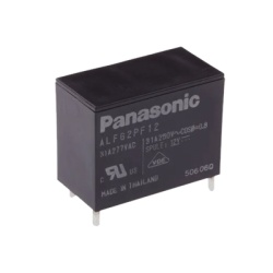 SYSCOM PARTS ALFG2PF12 Relevador de 4 pines para tarjetas impresas Through-Hole de 12 Vcc 31 Amp.