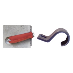 Syscom TK-2026 Kit de 3 grapas 3 taquetes Y 3 tornillos para sujetar conductores redondos o tubo en muro (para tuberia de 3/4) (2105-07240)