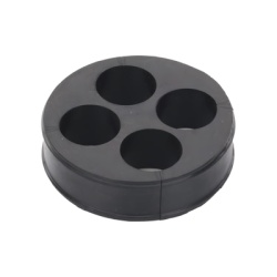 SYSCOM TOWERS CI-4-78 Inserto de Caucho de 4" Con Cuatro Orificios para Cable de 7/8 in