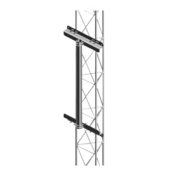 SYSCOM TOWERS SFM-1MG Mastil Robusto de 1 metro para Instalacion en torre de tramo STZ30G STZ35G y STZ45G (Galvanizado por Inmersion en Caliente).