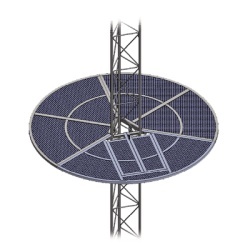 SYSCOM TOWERS SOM-30 Sistema Anti Escala tipo Sombrilla para Torre STZ30G. Galvanizada por Inmersion en Caliente.