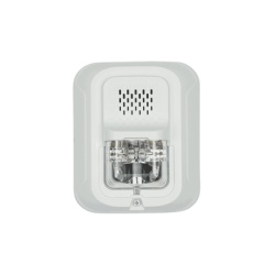 SYSTEM SENSOR P2W-LP Sirena con Lampara Estroboscopica a 2 Hilos Montaje en Pared Color Blanco Configuracion Estroboscopica Seleccionable Sin Texto Nuevo Diseno Moderno y Elegante y Menor Consumo de C