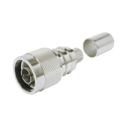 TANE EZ-400-NM-75 Conector N Macho Plegable con Pin Cautivo para cable LMR de 75 Ohms