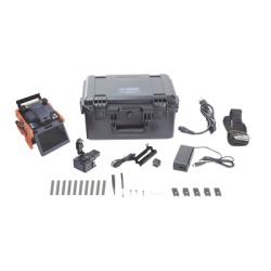 TEMPO 915FS-KIT1 Fusionadora de Fibra Optica de Alineacion Activa por Revestimiento con 4 Motores con Perdida Tipica (SM); 0.02 dB (MM); 0.04 dB) con Pantalla Touch / Capacitacion Basica Virtual Gratu