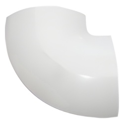 THORSMAN DMC-4FT-L Seccion en "L" color blanco de PVC auto extinguible para canaleta DMC4FT (9430-02001)