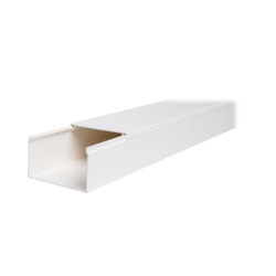 THORSMAN TMK-4577 Canaleta TMK-4577 en PVC Blanco Autoextinguible: Solucion Segura y Estetica para Entornos Interiores con Gran Capacidad de Resguardo de Cables Medidas : 45 mm x 77 mm x 2.5 m (5500-0