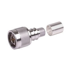 Times Microwave EZ-400-NM-KD Conector N Macho Plegable con Pin Cautivo para cables Tipo RG8
