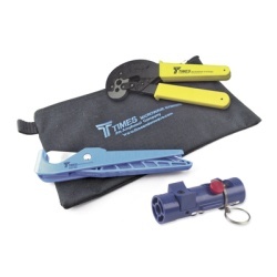 Times Microwave TK-400EZ Kit de Herramientas para Instalar Conectores en Cable LMR-400 Times
