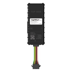 TopFlyTech TLW2-6BL Tracker GPS / Dispositivo de localizacion para vehiculos / Conectividad 4G LTE y BLE 5.0 / Diferentes tipos de notificaciones / Corte y restablecimiento de energia / Funcion SOS /