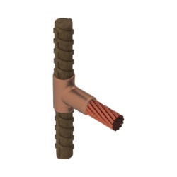 TOTAL GROUND TGM-CHVCV-5/8-2/0 Molde para Soldadura exotemica para cable Horizontal cal. 2/0 a Varilla Corrugada Vertical de 5/8