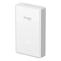 TP-LINK EAP725-WALL Punto de Acceso Omada / Wi-Fi 7 BE3600 MU-MIMO 2x2 / 1 Puerto Entrada 2.5 Gbps PoE ++ / 1 Puerto 2.5 Gbps PoE pass-through / 2 Puertos 1 Gbps / Mesh Omada / Operaciones Multiencale