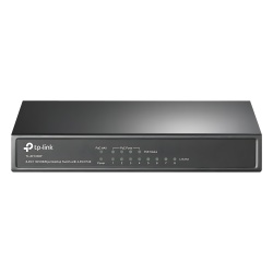 TP-LINK TL-SF1008P Switch PoE+ No Administrable / De Escritorio 8 puertos 10/100 Mbps / 4 puertos PoE af/at Inteligente / Presupuesto 66 W / Hasta 250 metros