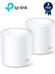 TP-LINK TPL3660070 TP-LINK Deco X20(2-pack) - Sistema Wi-Fi 6 Mesh AX1800 velocidad de hasta 1 800 Mbps 1 201 Mbps en 5 GHz y 574 Mbps en 2.4 GHz OFDMA y MU-MIMO Red unificada TP-Link HomeCar