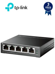 TP-LINK TPL3720034 TP-LINK - TL-SG105MPE - Switch Easy Smart Managed con 5 Puertos PoE
