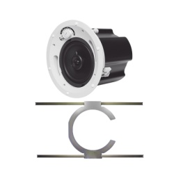 TRUAUDIO CL70V6UL/S KIT de Bocina de Techo TruAudio de 6.5in CL70V6UL con Soporte de Acero Rigido para Techos Suspendidos