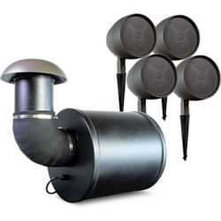 TRUAUDIO ULTRASCAPE12 Altavoz de 2 vias | exteriores | 70V / 100V | woofer de 6.5 in | negro