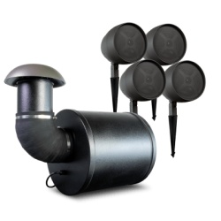 TRUAUDIO ULTRASCAPE12 Altavoz de 2 vias | exteriores | 70V / 100V | woofer de 6.5 in | negro