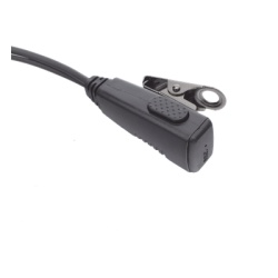 TX PRO TX-110N-K01 Micrófono-Audífono Profesional / Gancho Ergonómico / Cable de Resorte / Conector 2 Pines / PTT de Solapa - Img 3